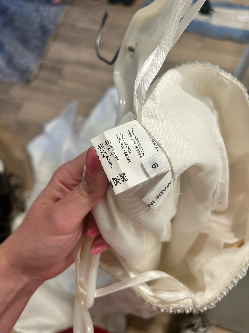 NEW STRAPLESS WEDDING DRESS - Picture 3 of 12